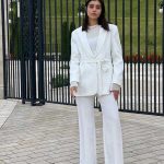 طقم رسمي - أبيض