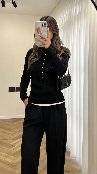 ⁦High Neck Knitted Sweater⁩ - الصورة ⁦30⁩