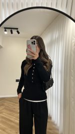High Neck Knitted Sweater