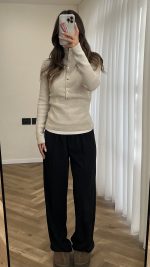 High Neck Knitted Sweater - الصورة 25