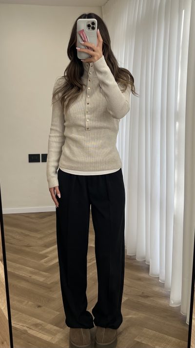 ⁦High Neck Knitted Sweater⁩ - الصورة ⁦25⁩