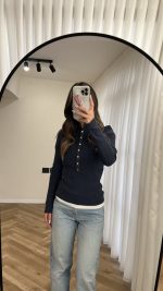 High Neck Knitted Sweater - الصورة 11