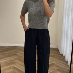 Gold Button Detail Pants