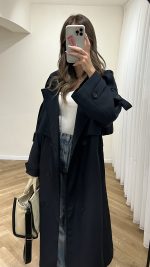 Navy Trench Coat