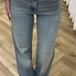 High Waist Blue Jeans