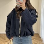 Navy Suede Jacket